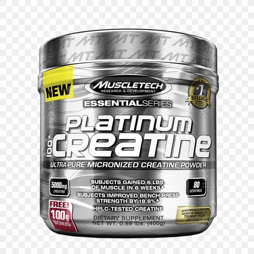 Dietary Supplement Creatine MuscleTech Sports Nutrition, PNG, 1000x1000px, Dietary Supplement, Bodybuilding, Brand, Creatine, Dose Download Free