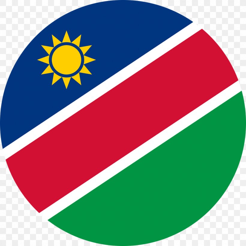 Flag Of Namibia National Flag, PNG, 1000x1000px, Flag Of Namibia, Area, Ball, Flag, Flag Of The United States Download Free