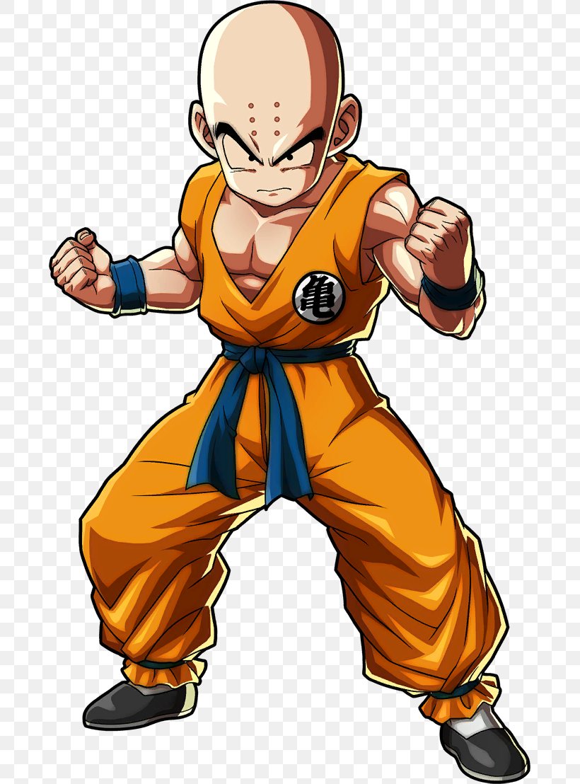 Krillin Dragon Ball FighterZ Goku Majin Buu Piccolo, PNG, 681x1108px, Watercolor, Cartoon, Flower, Frame, Heart Download Free