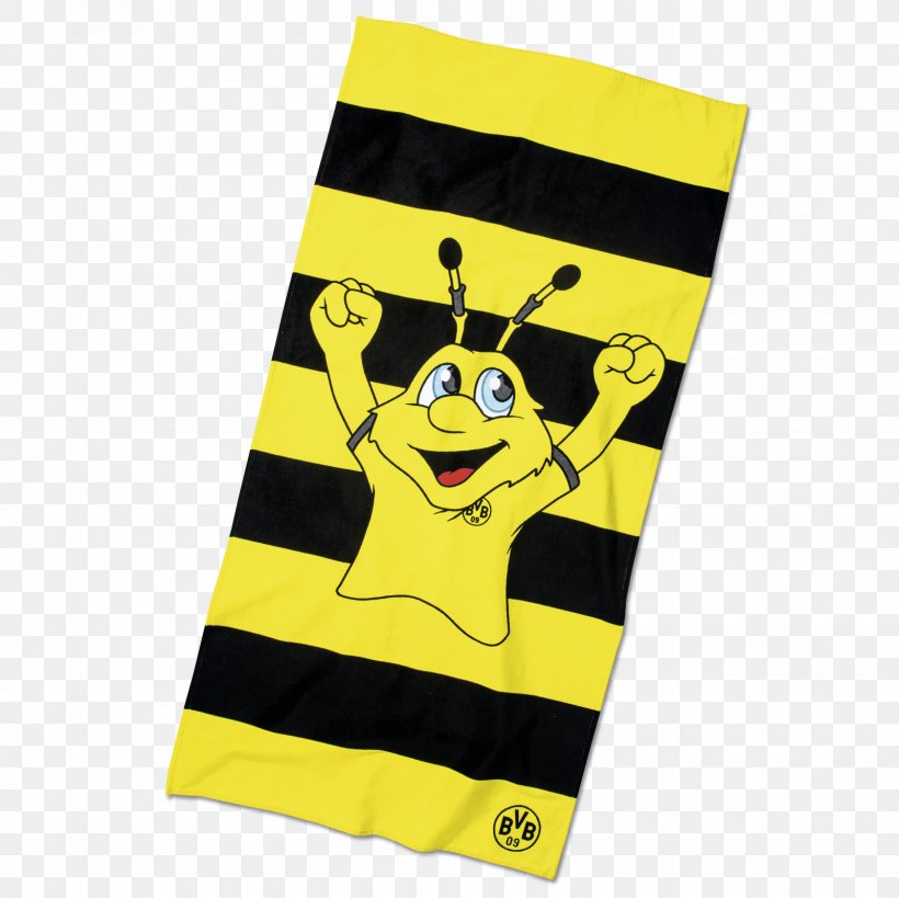 Borussia Dortmund Towel Borussia Mönchengladbach Mascot, PNG, 1600x1600px, Borussia Dortmund, Beach, Dortmund, Fan, Germany Download Free