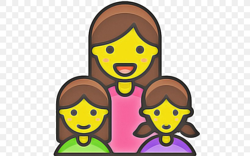 Happy Family Cartoon, PNG, 512x512px, Emoji, Cartoon, Cheek, Child, Facial Expression Download Free