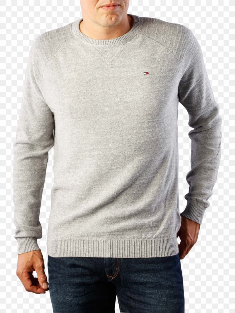 Sweater Sleeve Denim Jeans Jumper, PNG, 1200x1600px, Sweater, Cotton, Crew Neck, Denim, Grey Download Free