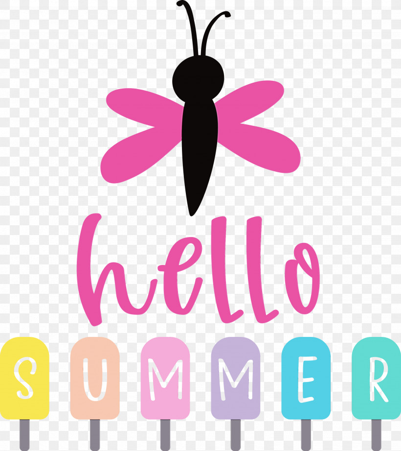 Insects Logo Pollinator Line Pollination, PNG, 2669x3000px, Hello Summer, Geometry, Happy Summer, Insects, Line Download Free