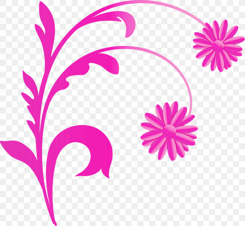 Pink Plant Magenta Flower Petal, PNG, 3000x2770px, Flower Frame, Decoration Frame, Floral Frame, Flower, Magenta Download Free