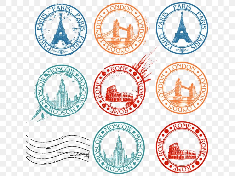 Postage Stamp Travel Visa Clip Art, PNG, 650x613px, Postage Stamp, Area, Logo, Mail, Organization Download Free