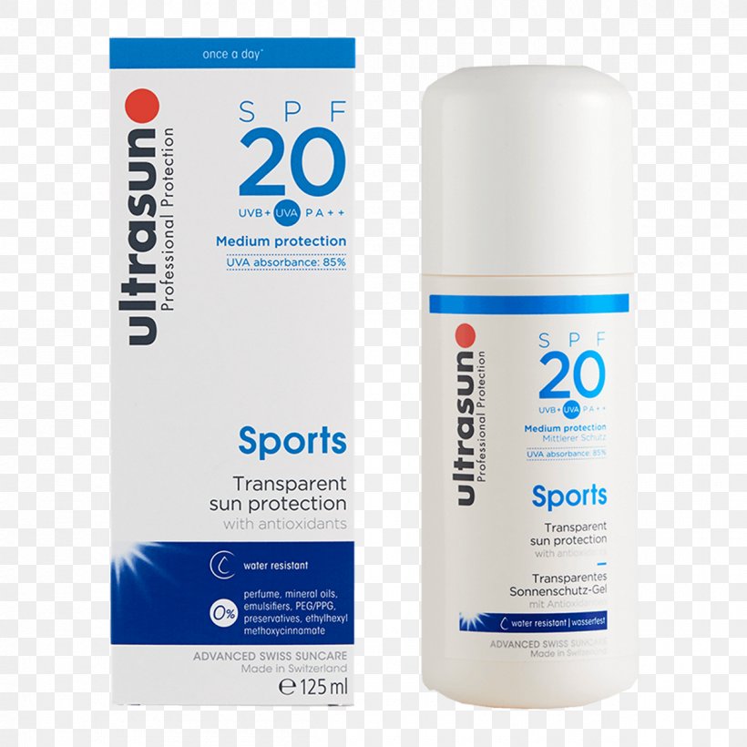 Sunscreen Lotion Ultrasun 30 SPF Family Ultrasun Sports Gel SPF30 200ml Ultrasun Family SPF 30 400ml, PNG, 1200x1200px, Sunscreen, Cosmetics, Cream, Liquid, Lotion Download Free