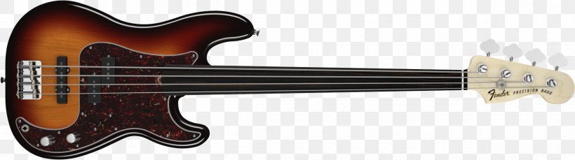 Fender Precision Bass Fender Jaguar Bass Bass Guitar Fretless Guitar, PNG, 2400x673px, Watercolor, Cartoon, Flower, Frame, Heart Download Free