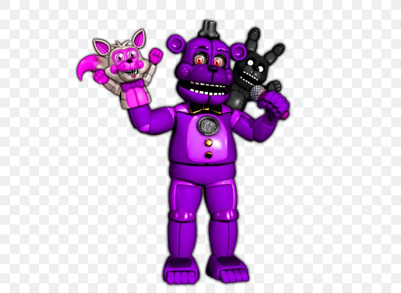 Five Nights At Freddy's: Sister Location Five Nights At Freddy's 4 Five Nights At Freddy's 2 Animatronics, PNG, 600x600px, Animatronics, Action Figure, Action Toy Figures, Art, Character Download Free