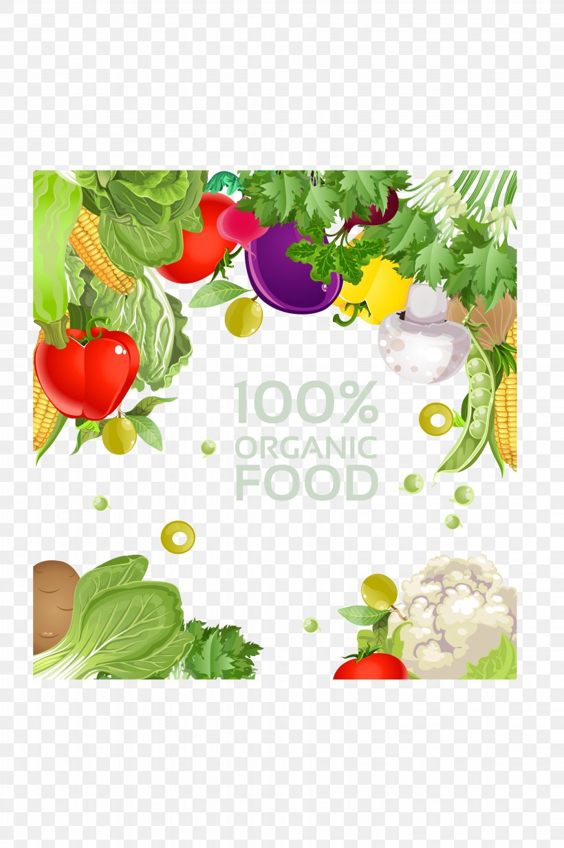 Organic Food Vegetarianism Diet Clip Art, PNG, 5959x8960px, Organic Food, Diet, Floral Design, Food, Fruit Download Free