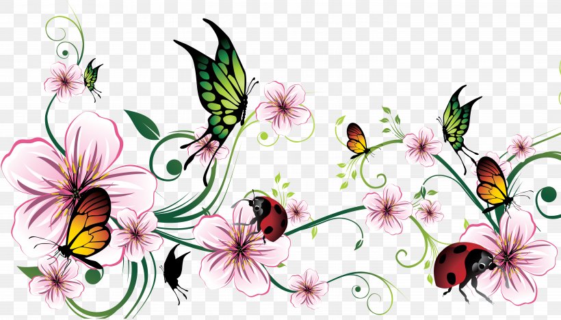 Ornament Greulich Reisen Inh. Yves Greulich Drawing Goodgame Big Farm Flower, PNG, 5791x3299px, Ornament, Art, Blossom, Branch, Butterfly Download Free