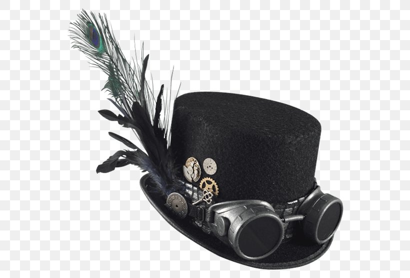 Top Hat Steampunk Goggles Oakley, Inc., PNG, 555x555px, Hat, Black, Costume, Fashion Accessory, Goggles Download Free