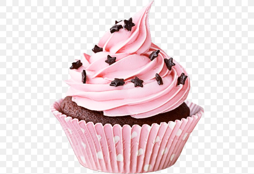 Cupcake Food Buttercream Dessert Pink, PNG, 500x562px, Cupcake, Baking Cup, Buttercream, Cake, Cream Download Free