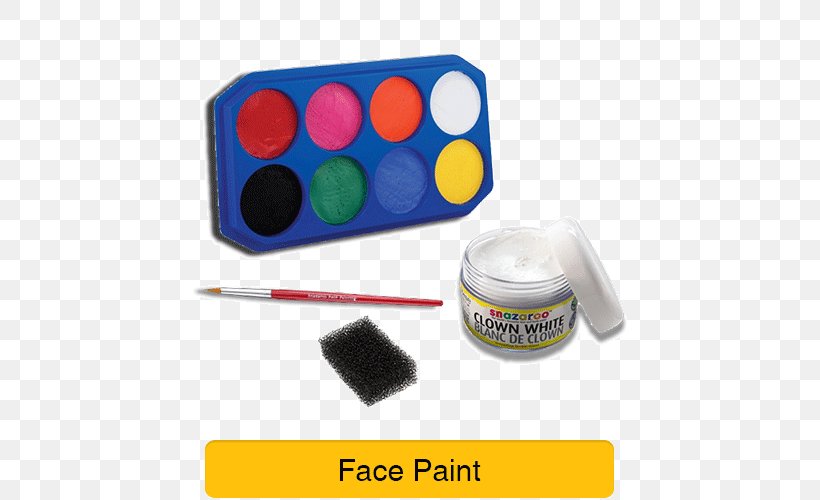 Painting Palette Clown Make-up Color, PNG, 500x500px, Painting, Body Painting, Brush, Clown, Color Download Free