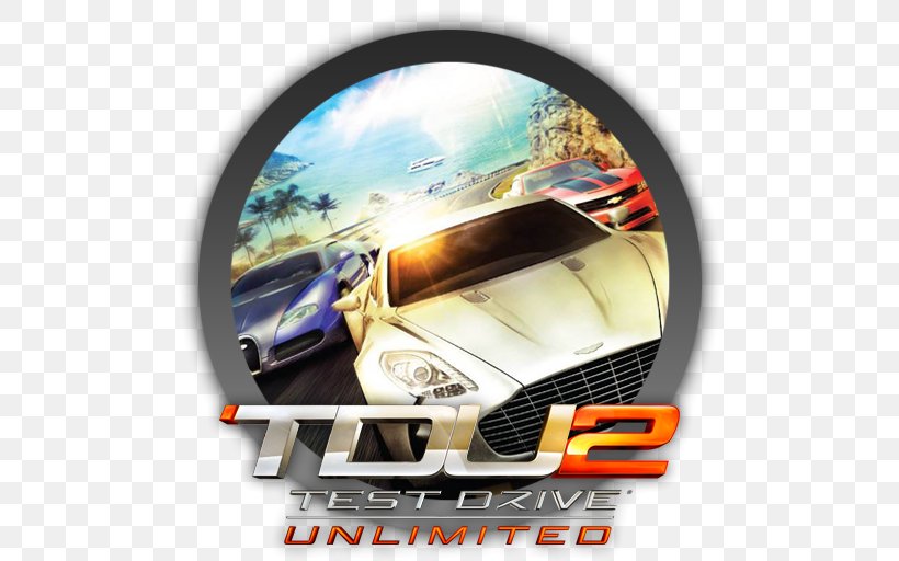 Test Drive Unlimited 2 PlayStation 2 Xbox 360 Video Game, PNG, 512x512px, Test Drive Unlimited 2, Atari, Automotive Design, Automotive Exterior, Brand Download Free
