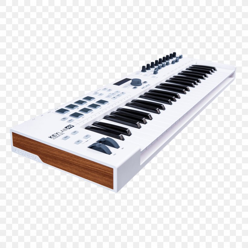 Arturia MiniLab MKII MIDI Keyboard MIDI Controllers, PNG, 1000x1000px, Watercolor, Cartoon, Flower, Frame, Heart Download Free