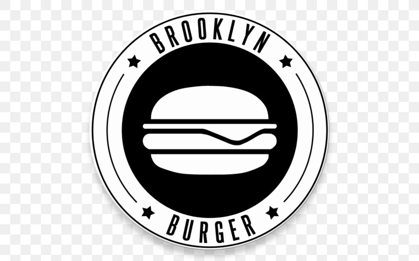 Brooklyn Burger City Take-out Hamburger Restaurant, PNG, 512x512px, Takeout, Area, Black And White, Brand, Brooklyn Download Free