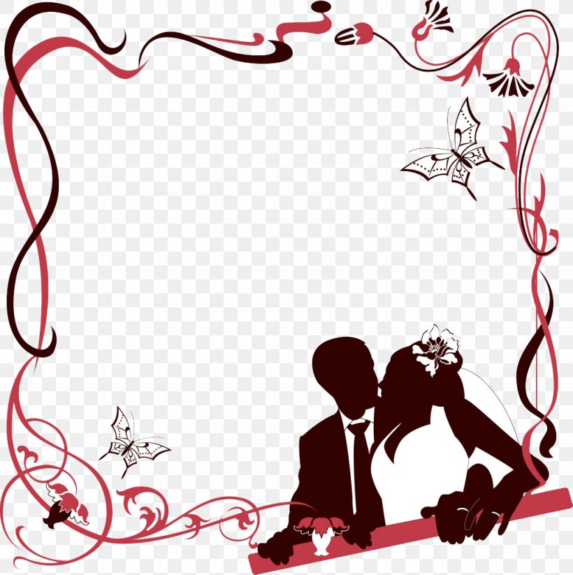 Marriage White Illustration, PNG, 1024x1028px, Watercolor, Cartoon, Flower, Frame, Heart Download Free