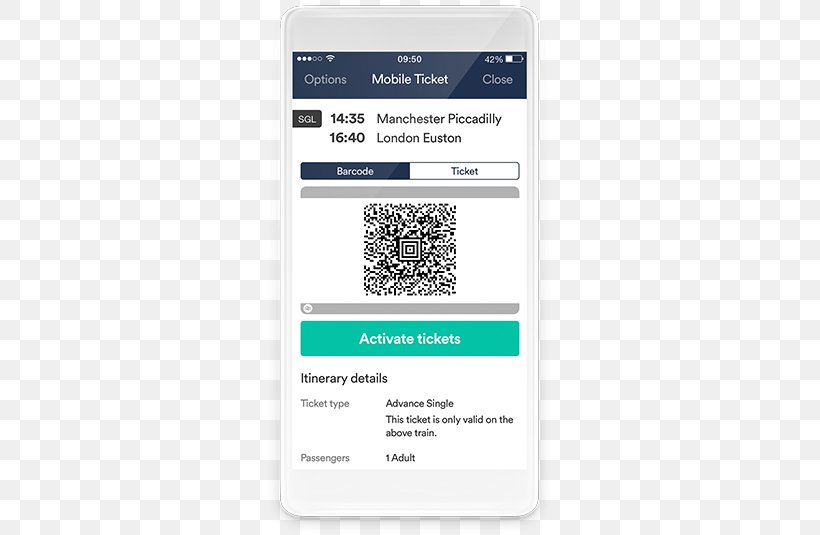 Trainline Rail Transport Electronic Ticket Train Ticket, PNG, 555x535px, Train, Barcode, Brand, Brown Paper Tickets, Electronic Ticket Download Free