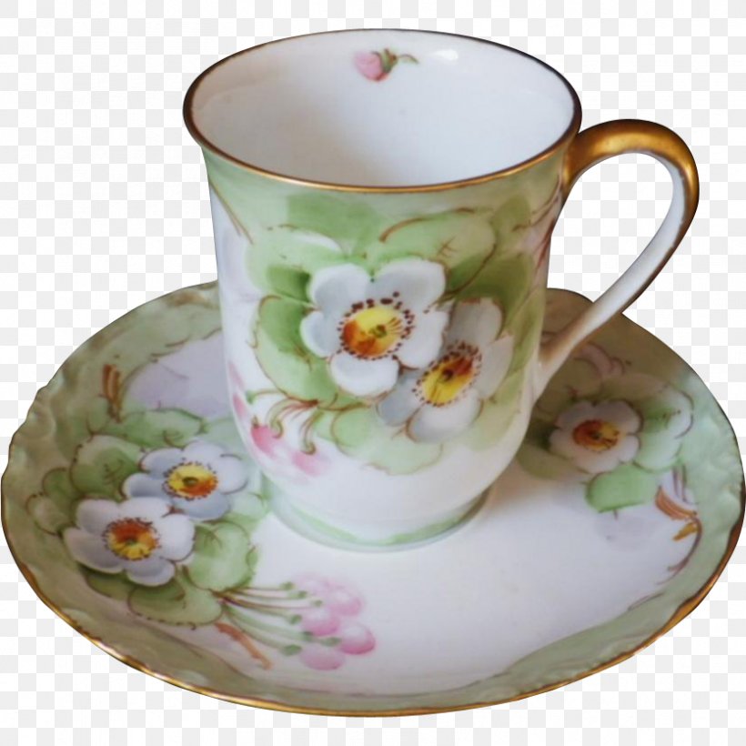 Coffee Cup Saucer Porcelain Demitasse Haviland & Co., PNG, 834x834px, Coffee Cup, Antique, Ceramic, Cup, Demitasse Download Free