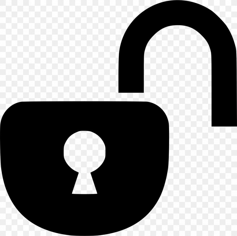 Padlock Font, PNG, 980x978px, Padlock, Black And White, Brand, Symbol, White Download Free