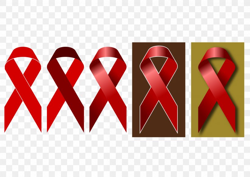 Red Ribbon Awareness Ribbon Clip Art, PNG, 2400x1697px, Ribbon, Awareness Ribbon, Black Ribbon, Blue Ribbon, Brand Download Free