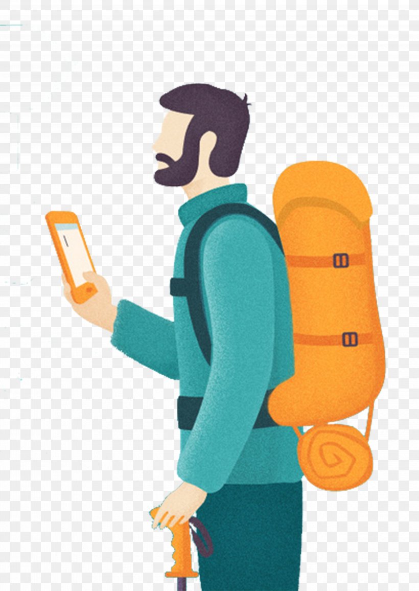 Backpacking Travel Illustration, PNG, 5000x7054px, Backpacking, Art, Backpack, Cartoon, Designer Download Free