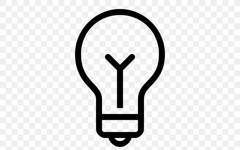 Incandescent Light Bulb Idea, PNG, 512x512px, Incandescent Light Bulb, Black And White, Electric Light, Electricity, Idea Download Free