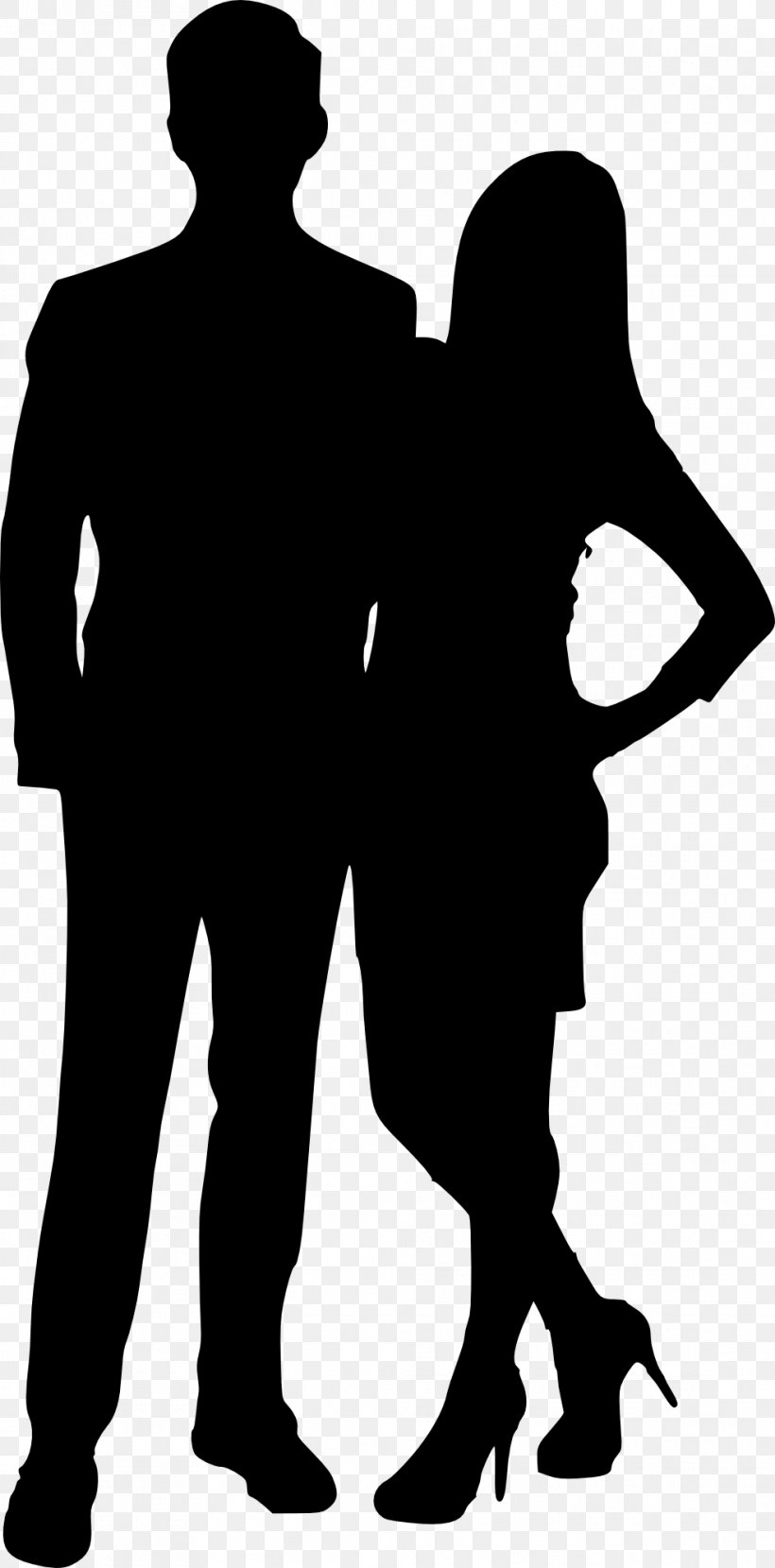 Silhouette Photography Clip Art, PNG, 988x2000px, Silhouette, Black And White, Digital Media, Human Behavior, Joint Download Free