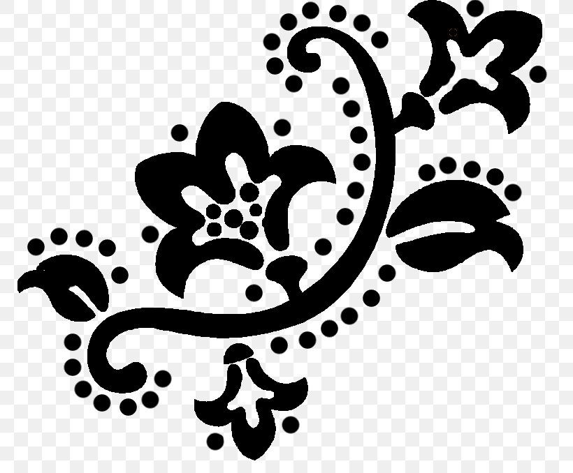 Tattoo Henna Clip Art, PNG, 769x678px, Tattoo, Art, Black, Black And White, Flora Download Free