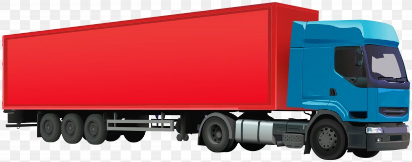 Truck Car Intermodal Container Clip Art Trailer, PNG, 8000x3160px, Truck, Automotive Exterior, Brand, Car, Cargo Download Free