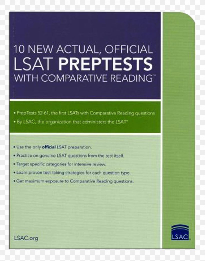 10 New Actual, Official LSAT Preptests With Comparative Reading Law School Admission Test 10 New Actual Official Lsat Preptests With Comparative Reading Brand Product, PNG, 1280x1630px, Law School Admission Test, Brand, Text Download Free
