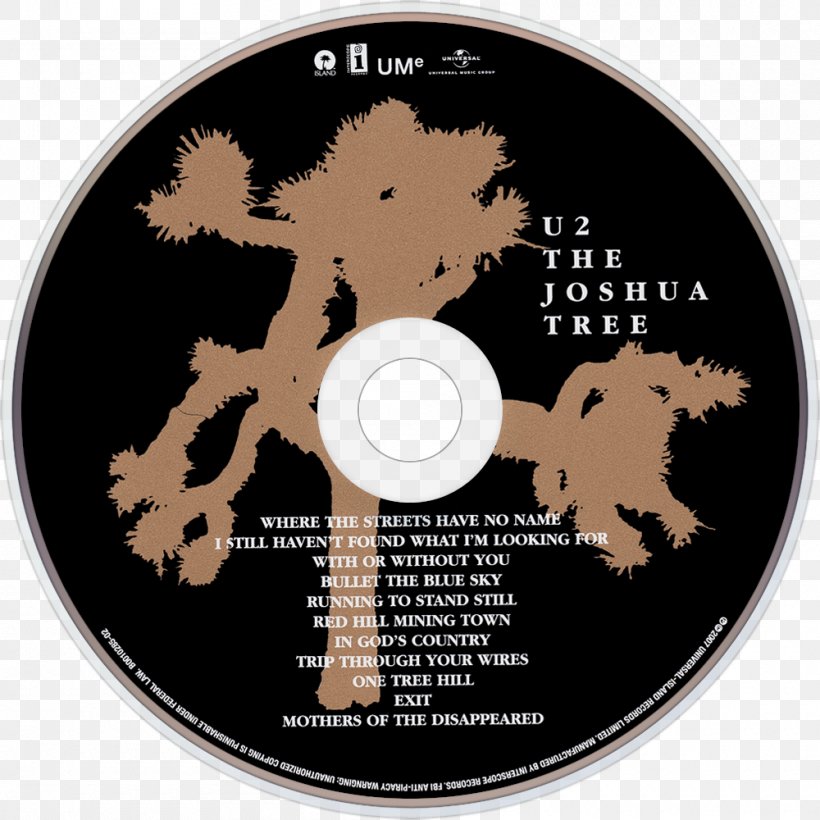 The Joshua Tree U2 Achtung Baby I Still Haven't Found What I'm Looking For Island Records, PNG, 1000x1000px, Watercolor, Cartoon, Flower, Frame, Heart Download Free