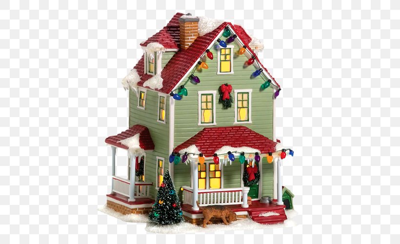Ralphie Department 56 Christmas Village House, PNG, 500x500px, Ralphie, Building, Christmas, Christmas Decoration, Christmas Lights Download Free