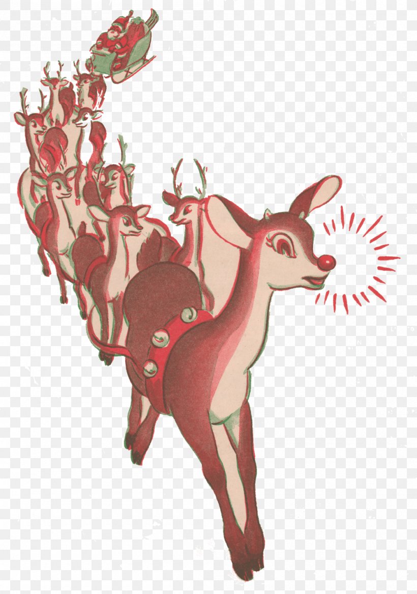 Rudolph The Red-Nosed Reindeer Rudolph The Red-Nosed Reindeer Santa Claus Christmas, PNG, 1000x1424px, Rudolph, Antler, Christmas, Christmas And Holiday Season, Christmas Card Download Free