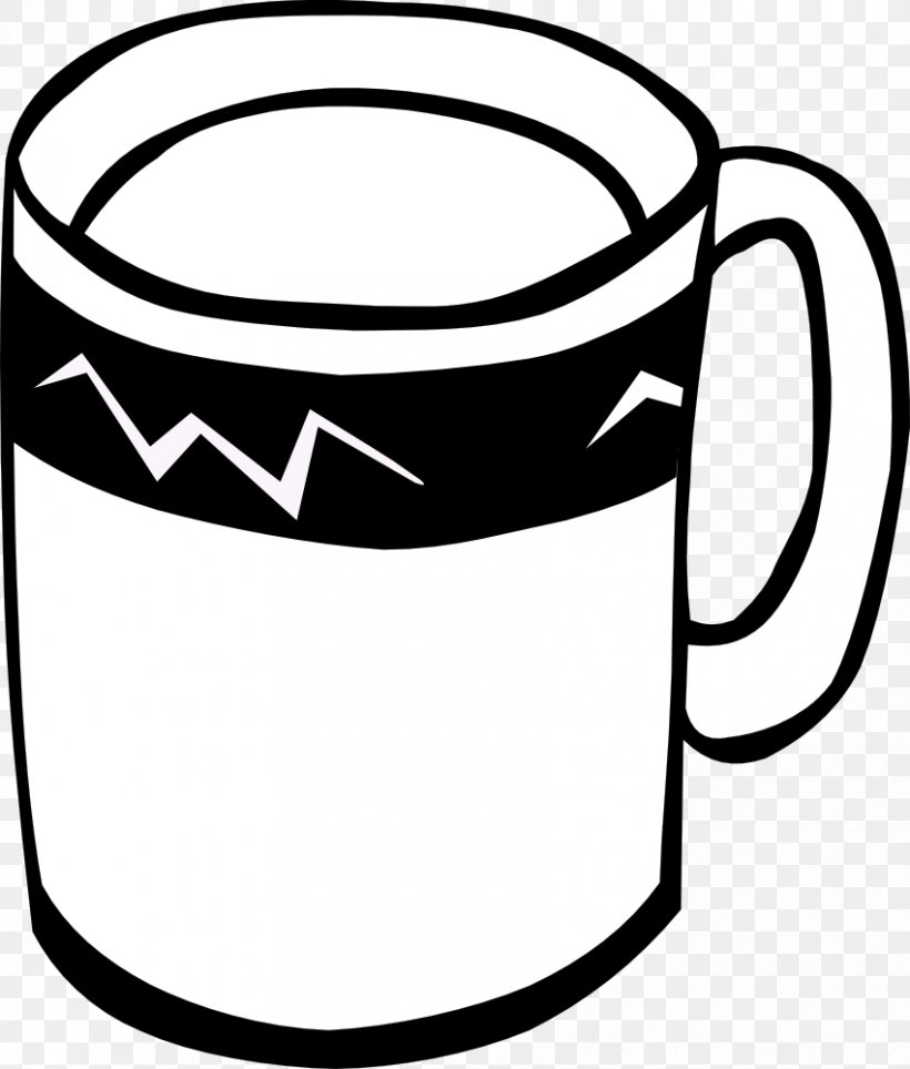 Hot Cocoa Mug Clipart Black And White.