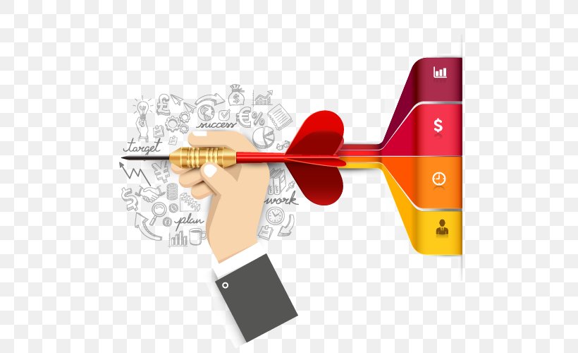 Infographic Target Market Business Diagram, PNG, 500x500px, Watercolor, Cartoon, Flower, Frame, Heart Download Free