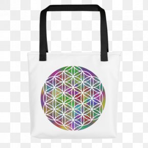 Life Bag - Sacred Geometry Overlapping Circles Grid Stencil Dietary Supplement PNG