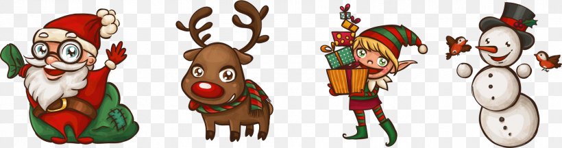 Santa Claus Christmas, PNG, 1807x477px, Santa Claus, Animal Figure, Christmas, Christmas Decoration, Christmas Ornament Download Free