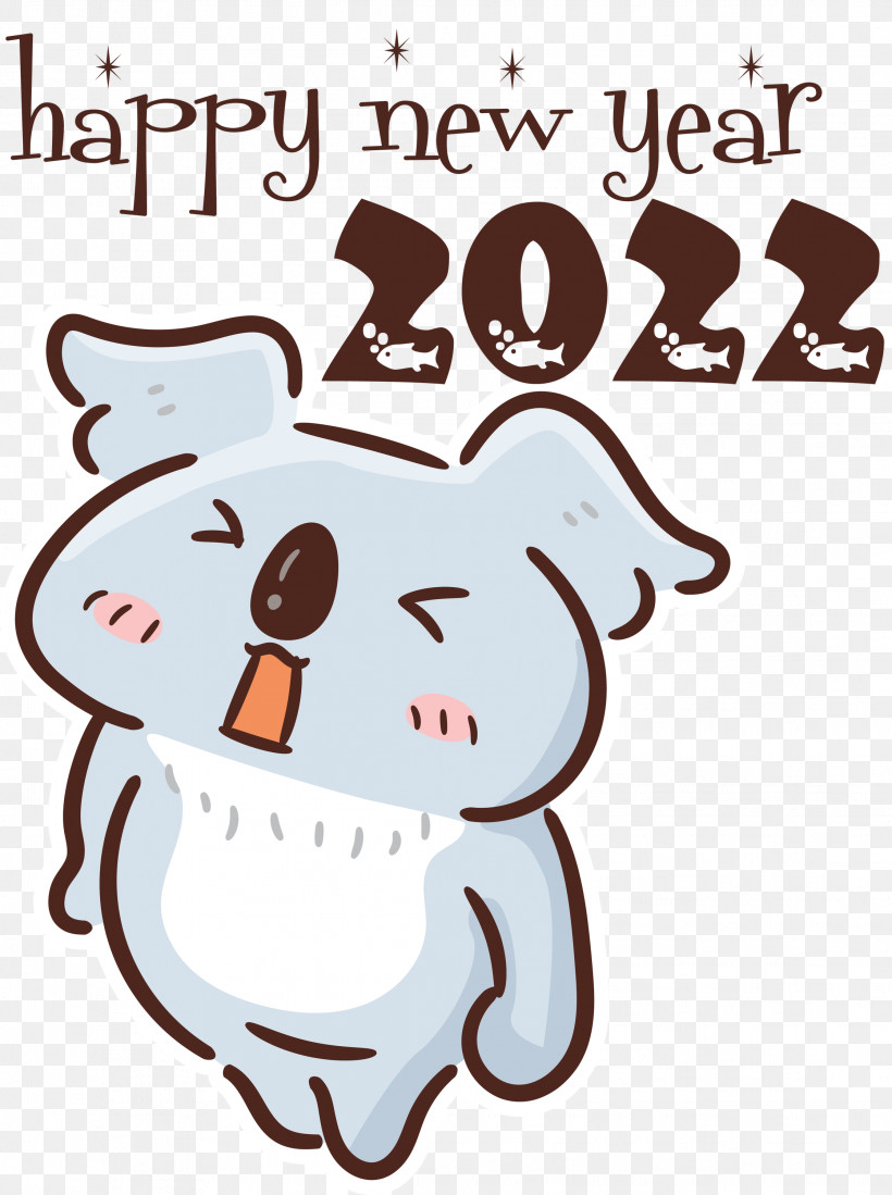2022 Happy New Year 2022 New Year Happy New Year, PNG, 2238x3000px, Happy New Year, Cartoon, Dog, Head, Headgear Download Free