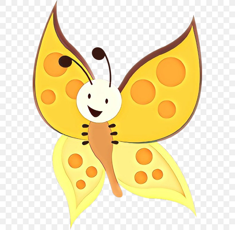 Butterfly Insect Clip Art Yellow Moths And Butterflies, PNG, 591x800px, Cartoon, Butterfly, Insect, Moths And Butterflies, Pollinator Download Free