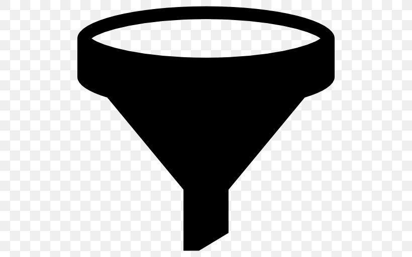 Funnel Symbol Clip Art, PNG, 512x512px, Funnel, Black, Black And White, Drawing, Filter Funnel Download Free