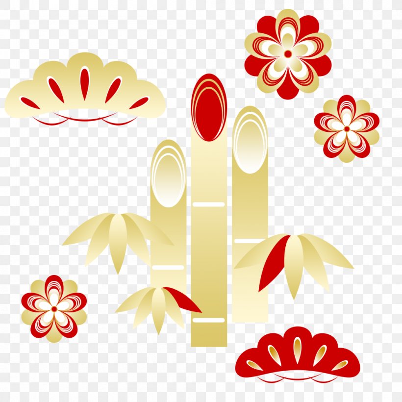 Japanese New Year 正月飾り Kadomatsu 松竹梅, PNG, 1000x1000px, Japanese New Year, Copyrightfree, Cut Flowers, Flora, Floral Design Download Free