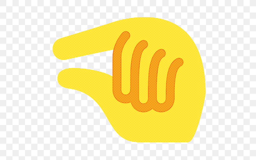 Yellow Hand Finger Gesture Thumb, PNG, 512x512px, Yellow, Finger, Gesture, Glove, Hand Download Free