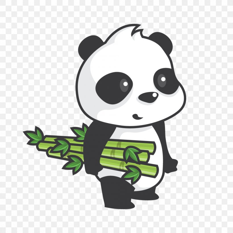 Giant Panda Sprite T-shirt Bear Animation, PNG, 1000x1000px, Giant Panda, Animation, Bear, Black, Carnivoran Download Free