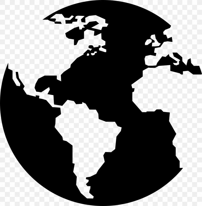 Globe Earth World Map Continent, PNG, 960x980px, Globe, Black And White, Continent, Earth, Map Download Free