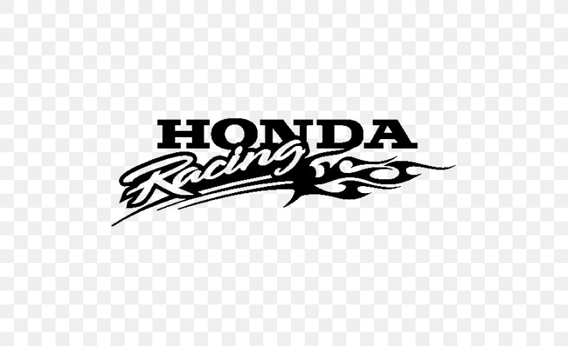Honda Logo Car Honda CBR250R/CBR300R Sticker, PNG, 500x500px, Honda, Area, Black, Black And White, Brand Download Free