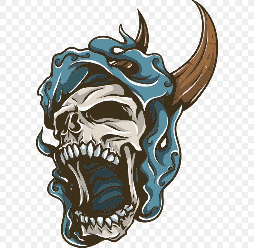 Skull Decal Sticker, PNG, 800x800px, Skull, Antler, Bone, Decal, Demon Download Free