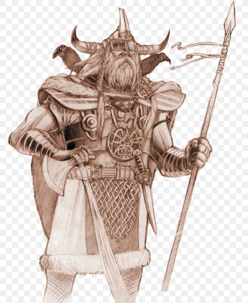 Odin Age Of Mythology Glaðsheimr Norse Mythology Huginn And Muninn, PNG, 780x1002px, Odin, Age Of Mythology, Cold Weapon, Costume, Costume Design Download Free