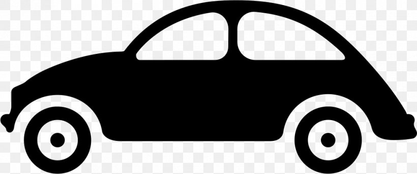 Volkswagen Beetle Car Clip Art, PNG, 981x410px, Volkswagen Beetle, Automotive Design, Black, Black And White, Car Download Free