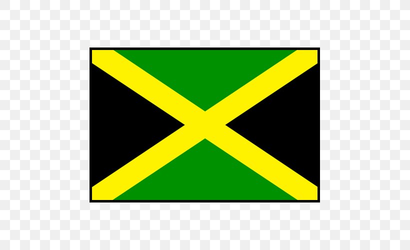 Flag Of Jamaica National Emblem Jamaican Blue Mountain Coffee, PNG, 500x500px, Jamaica, Area, Bunting, Decal, Embroidered Patch Download Free